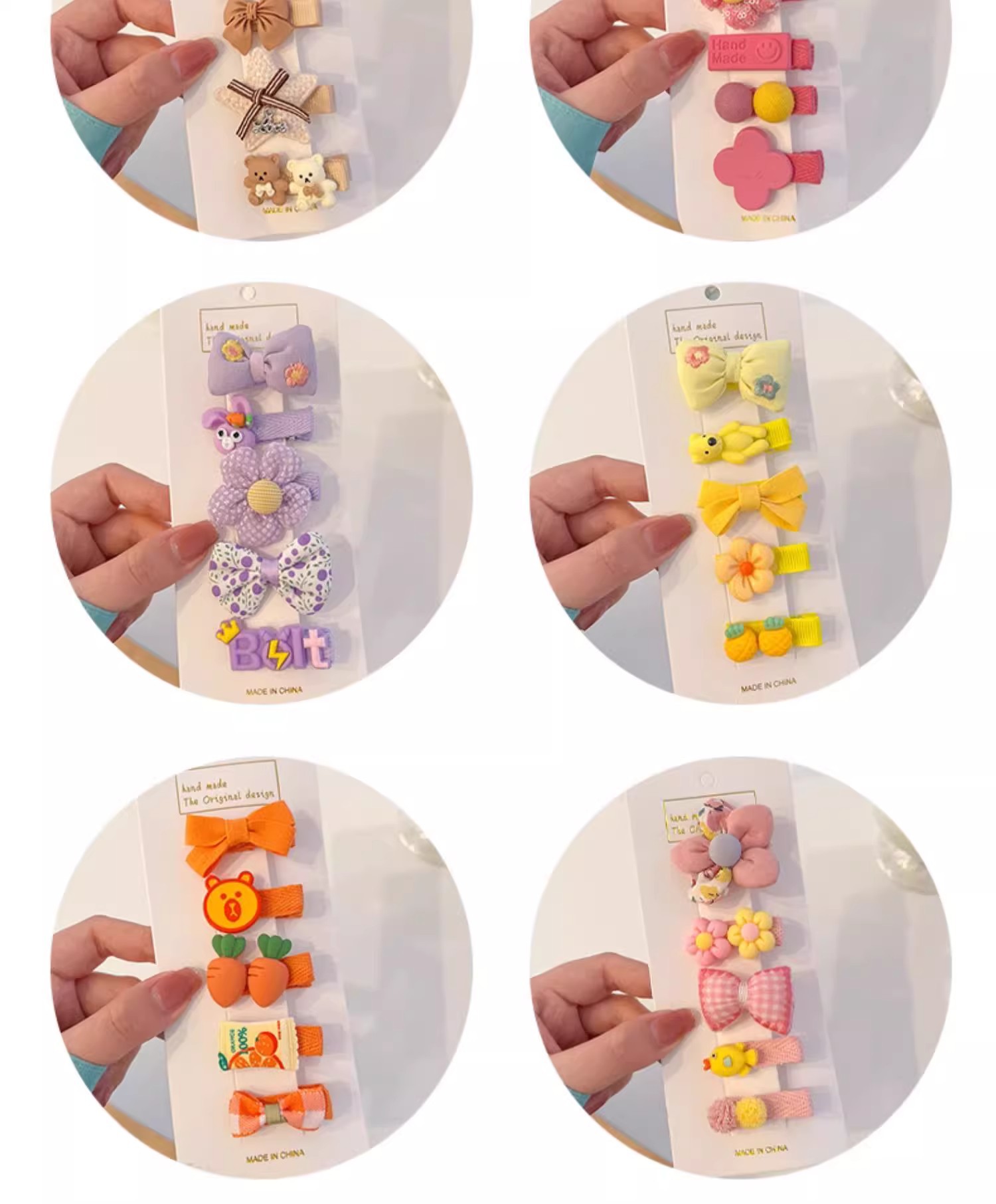 婴幼儿汗毛夹头饰女宝宝可爱不伤发胎毛发夹2025新款刘海碎发发卡详情17