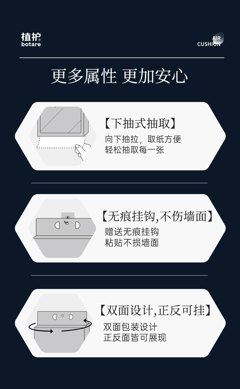 植护8提整箱抽纸家用大量批餐巾纸悬挂式纸巾抽纸大箱厕所纸批发详情16