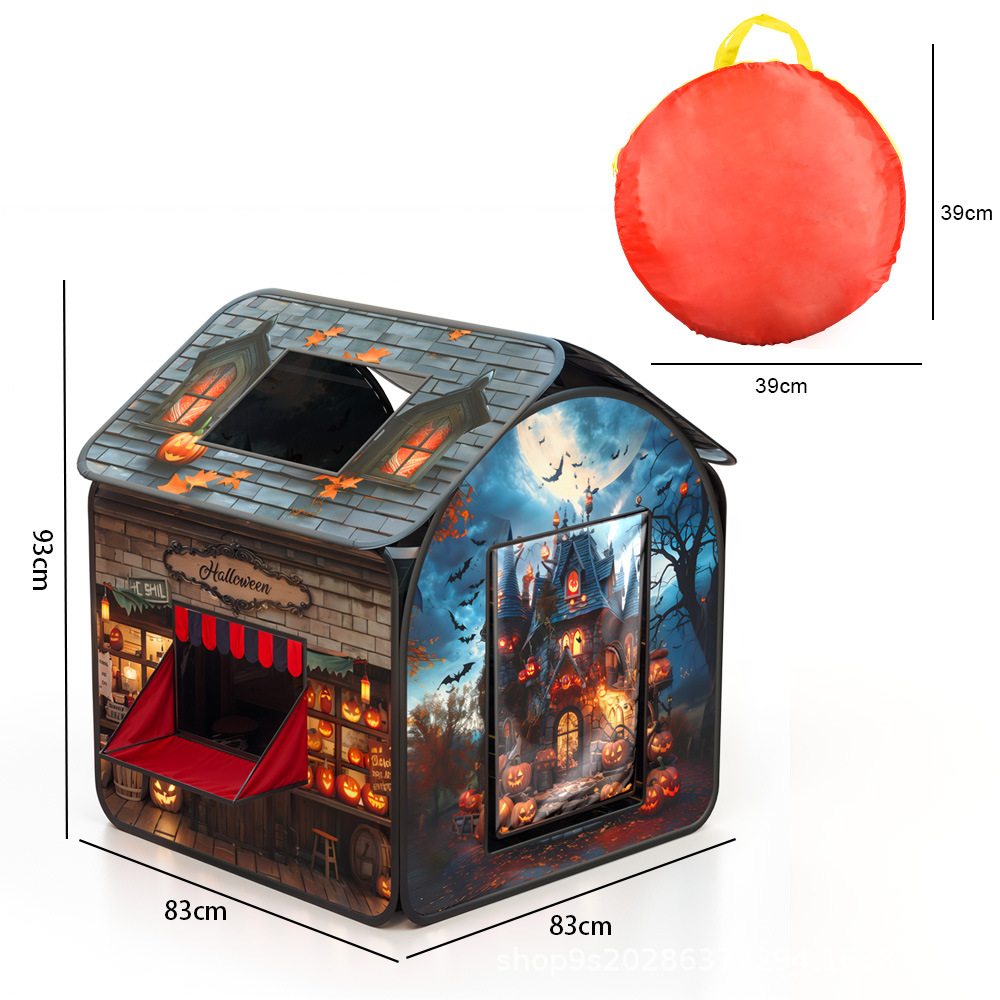 跨境亚马逊万圣节圣诞节儿童帐篷室内游戏屋小房子过家家玩具屋详情14
