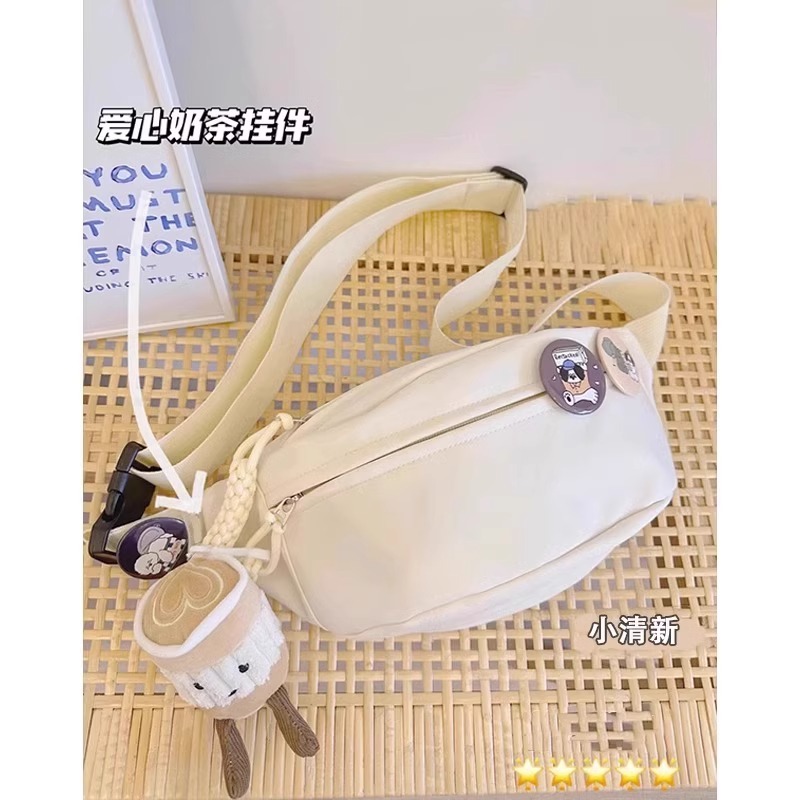 斜挎包女款潮流胸包女生运动单肩包女手机ins小挎包背包腰包新款详情7