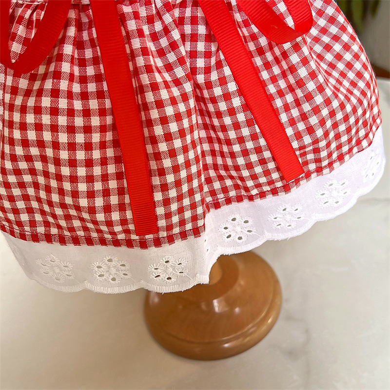 宠物衣服飞袖三色连衣裙春夏款泰迪比熊柯基小狗猫咪服装用品批发详情18