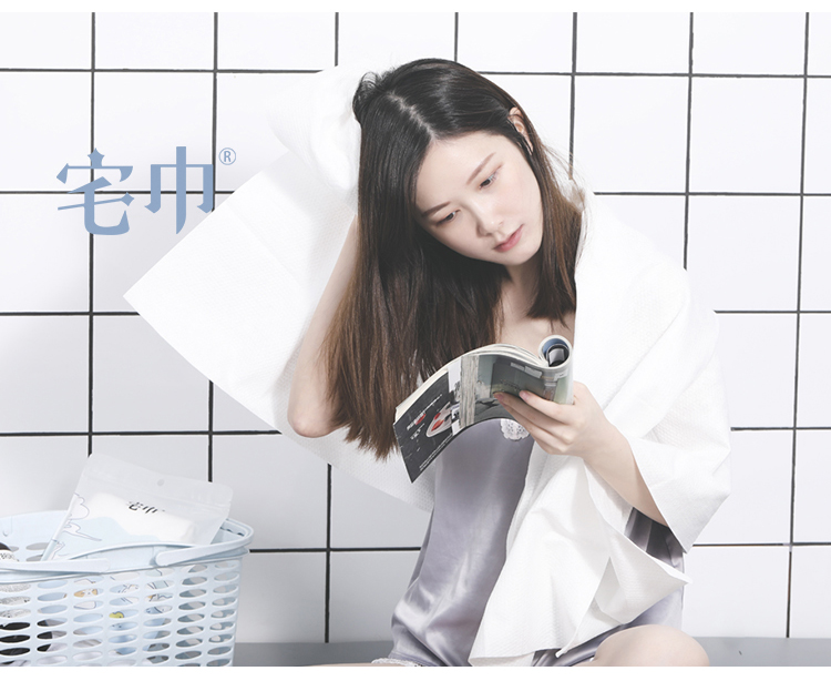 4ah disposable bath towel, thickened for outdoor travel, hotel hygiene, portable for business trips, enlarged 5 packages pic 12