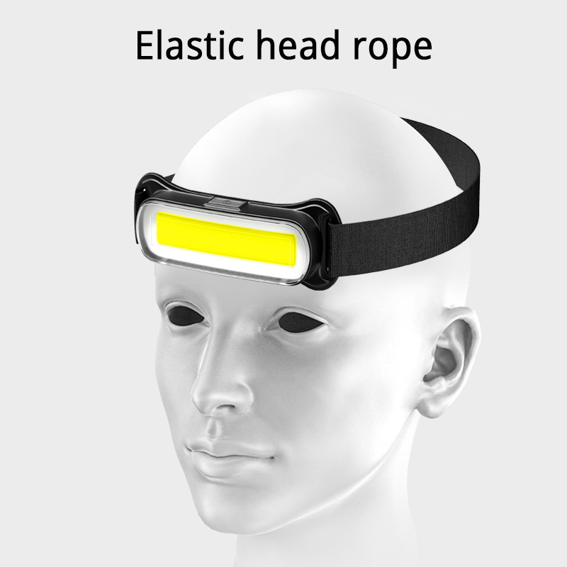 Multi-functional head-mounted lamp for outdoor cob night running and fishing maintenance work, USB charging, strong light head, night fishing lamp pic 7
