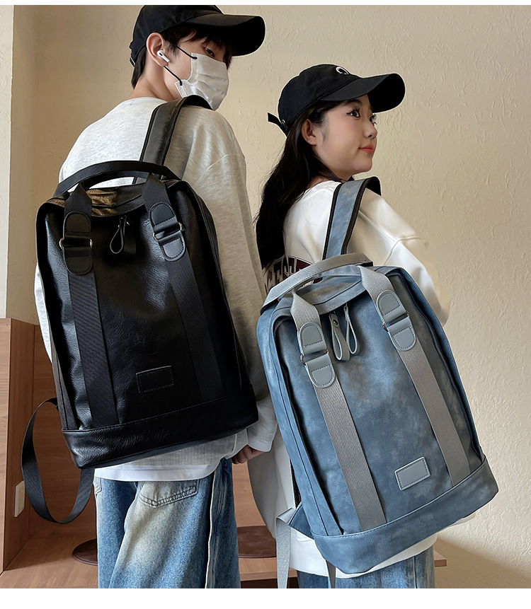 商务电脑包男女同款双肩背包通勤纤薄都市质感休闲男包批发厂家详情23