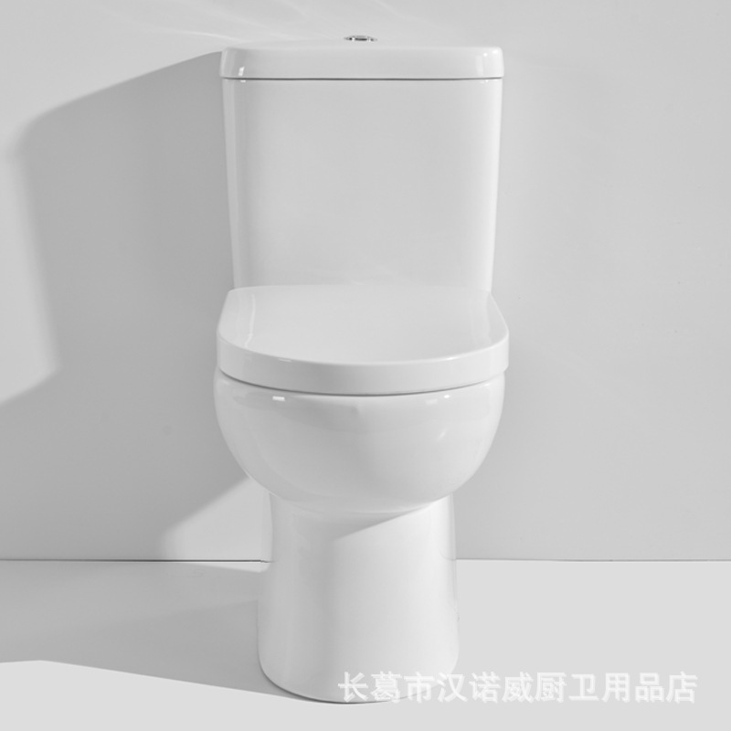 Toilet P-trap 180mm工厂出口后排水墙排分体式马桶 外贸卫浴OEM详情6