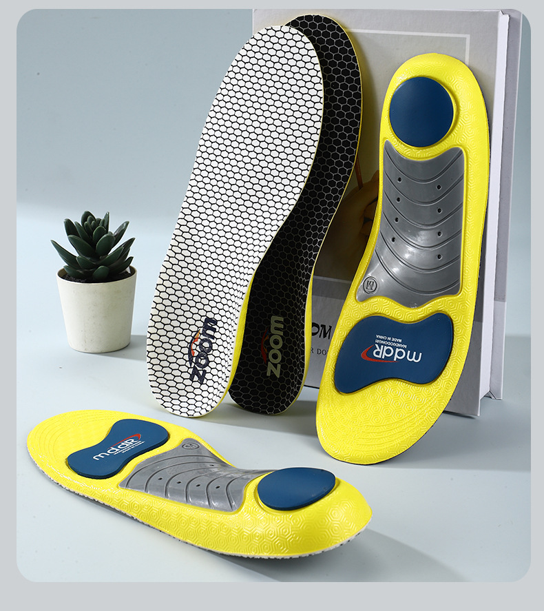 运动矫正鞋垫扁平足透气吸汗高弹减震篮球鞋羽毛球跑步抑菌消臭详情16