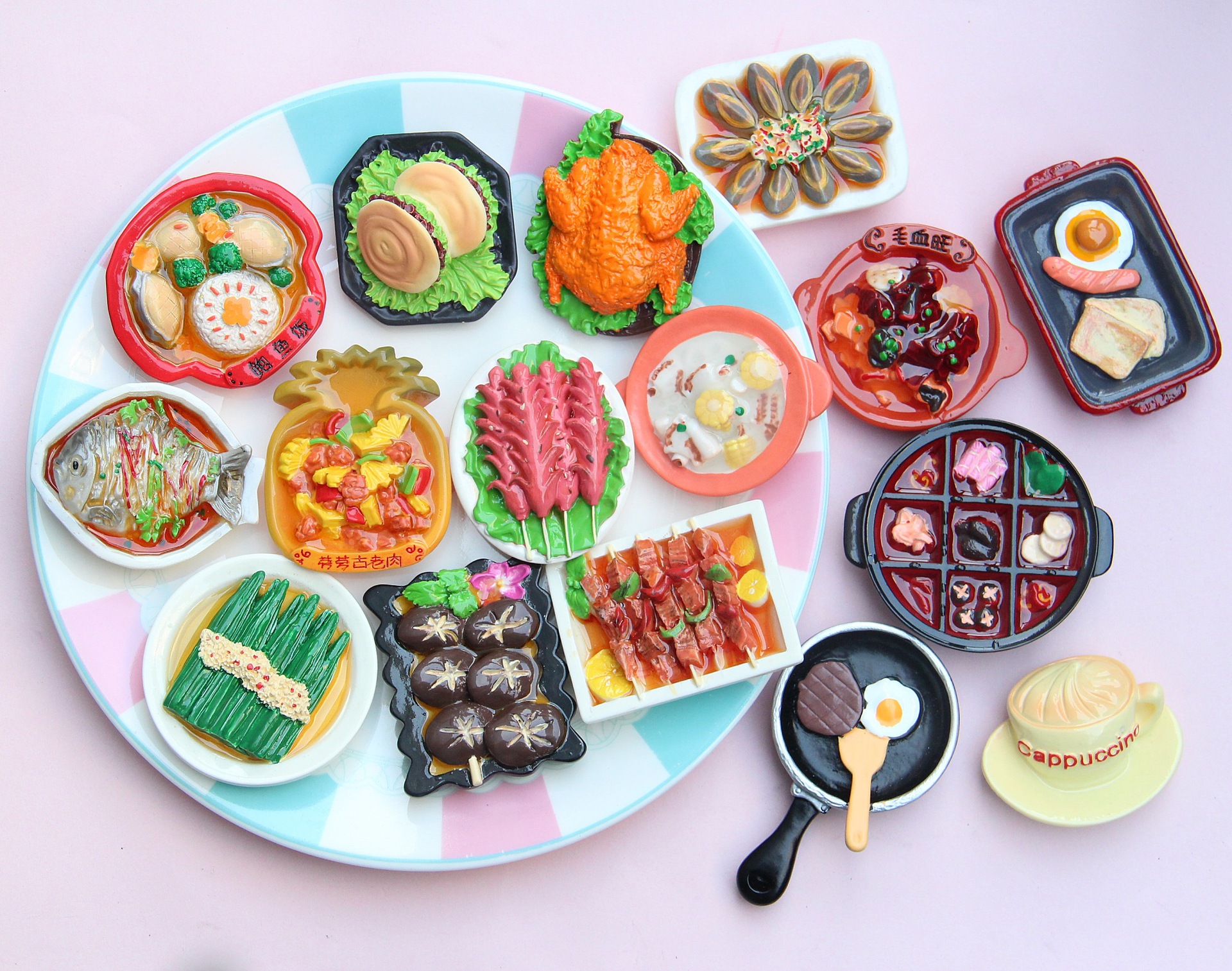 New Chinese-style food play fridge magnets, large card fridge magnets, food play blind bags, Douyin open blind bags, blind boxes, fridge magnets pic 19