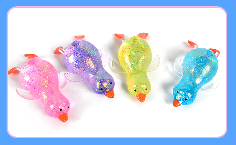 New Maltose Duck, Aurora Gold Powder Crystal Stress-relieving Ball, slow rebound, Pinching Fun Stress-relieving toy factory wholesale pic 10