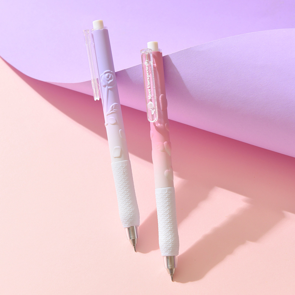 The new CS double-tip embossed pen from Chenxi features a low center of gravity press type gel pen, providing smooth and fluid writing. The dopamine pen body design ensures clear and long-lasting handwriting pic 23