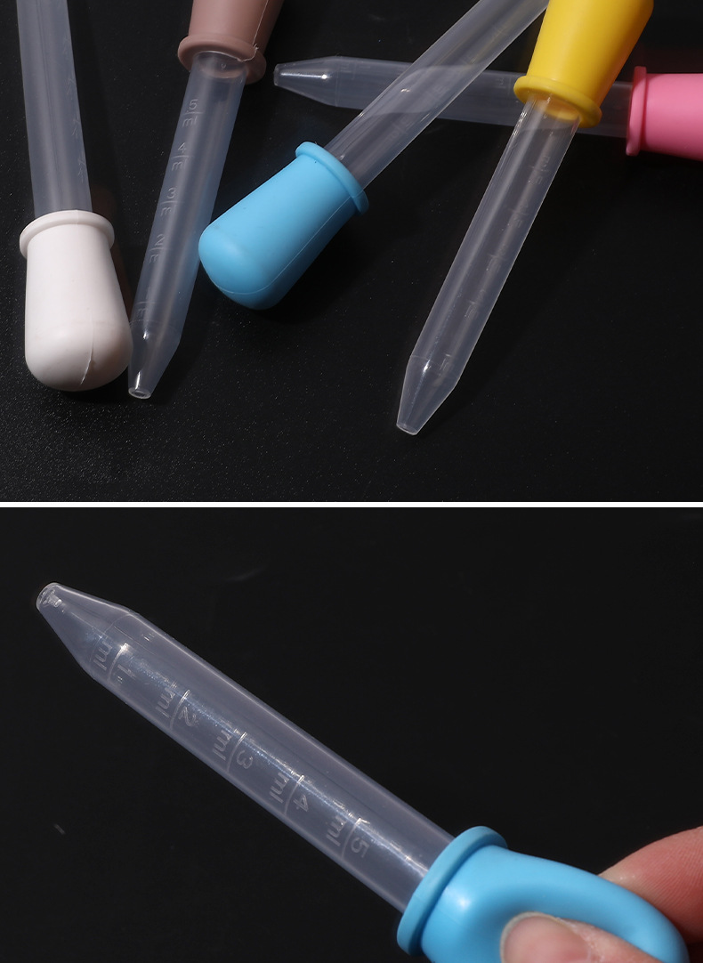 Baby anti-choking medicine feeder, simple baby dropper medicine feeder, 5ml multi-functional water and medicine feeding dropper with scale, 5ml dropper pic 11