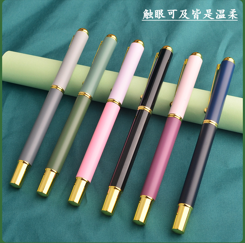 Wholesale of Morlandi color fountain pen soft brush, portable wolf-hair brush, small regular script scripture copying pen, calligraphy ink addition and elegant pen pic 6