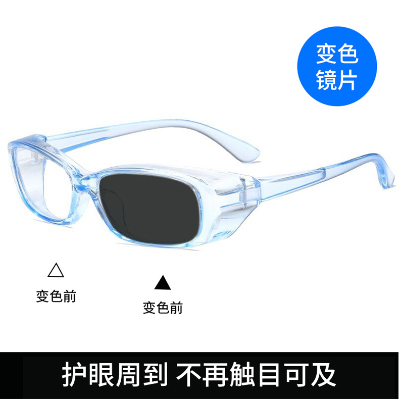 变色防雾护目镜男女防风沙防花粉防飞沫骑行护目镜防蓝光防护眼镜详情19