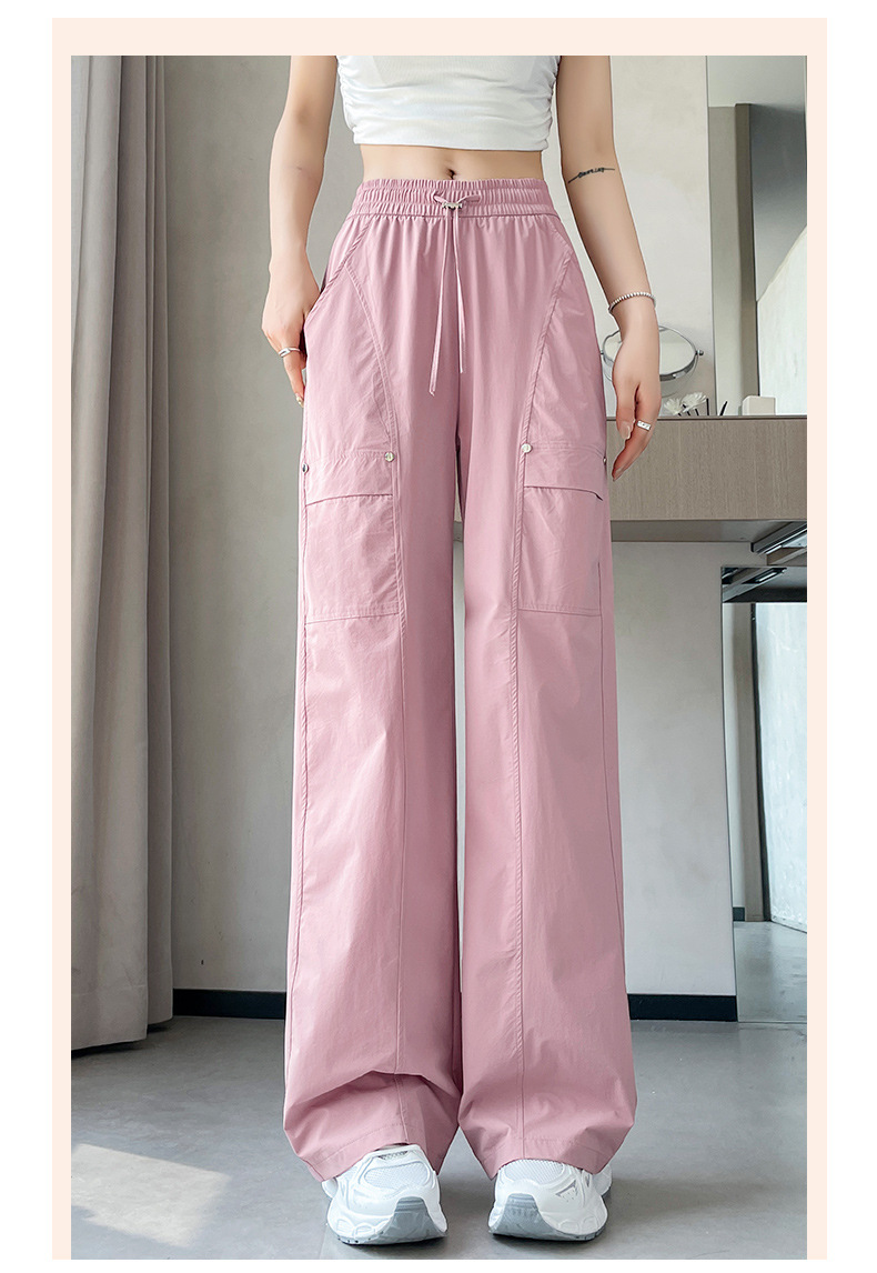 New quick-drying, slimming, loose jazz dance summer American street casual sport pants pic 18