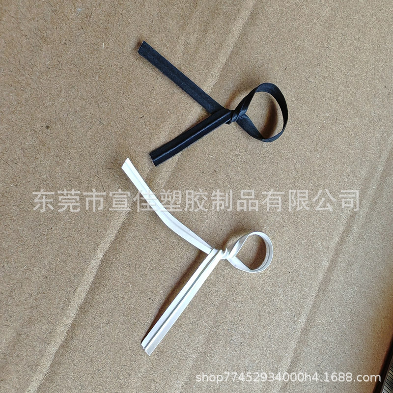 环保黑色牛皮纸扎带 数据线玩具工艺品扎线纸质白色纸铁丝扎口绳详情2