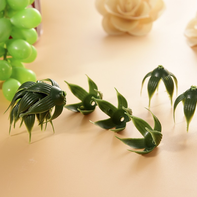厂家直销塑料花托花钉玫瑰香皂花菊花太阳花底托批发工艺品植物装饰礼品详情5