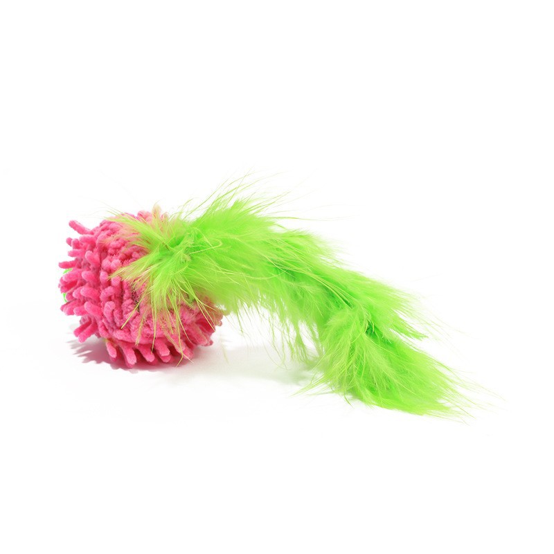 Best-selling pet toy, mouse, colorful long-tailed bell, cat teasing collection, plush interactive play, factory direct sales pic 12