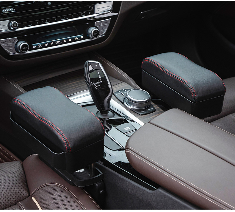 Car seat armrest box, car storage box, armrest rest, universal central lifting seat gap storage box pic 18