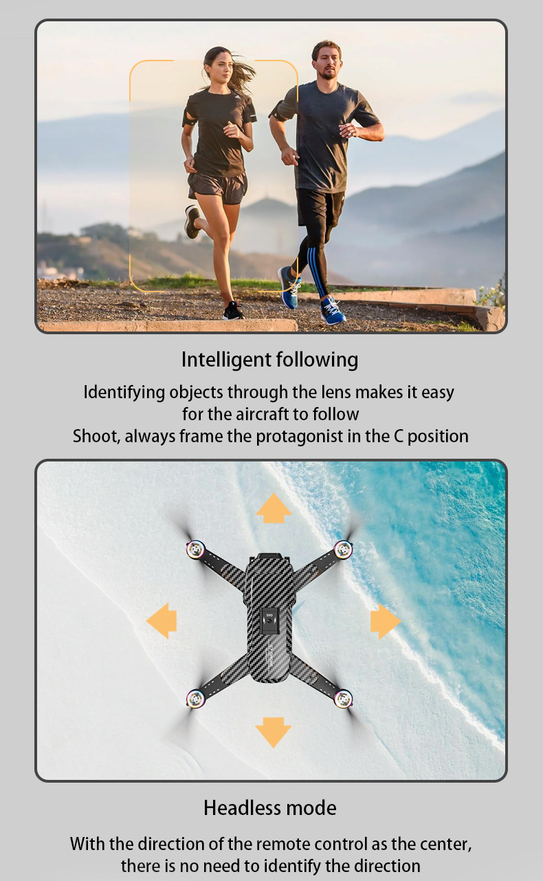 无人机S7H跨境高清航拍无刷电机电调高清航拍遥控带屏幕玩具批发详情28