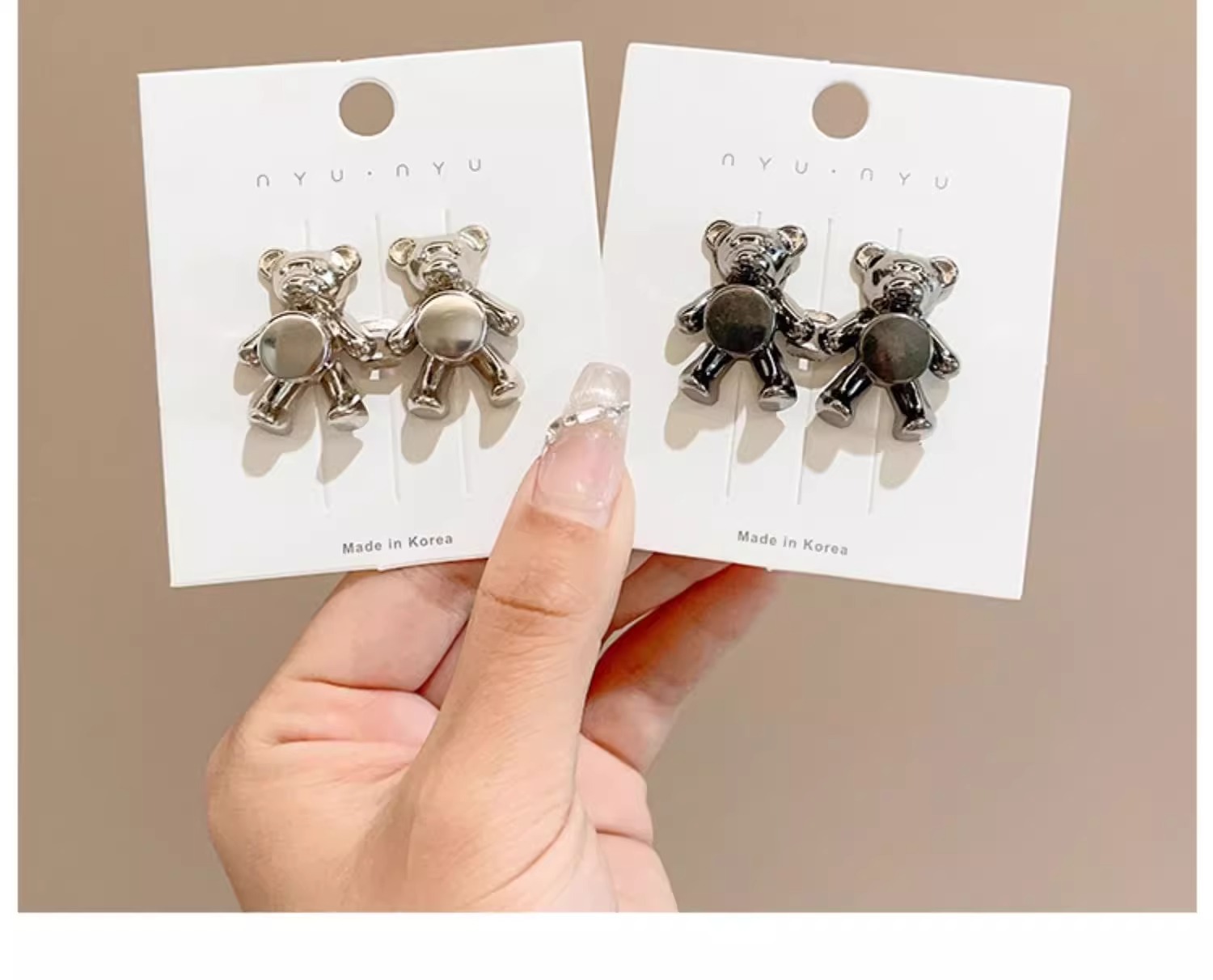 小熊收腰扣牛仔裤腰围收紧神器裤子免缝不硌肉纽扣裤腰大小调节扣详情44