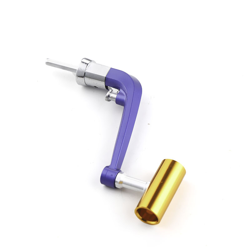 Metal fishing wheel folding handle, fishing rod wheel handle, throwing rod wheel handle, fish wheel arm accessory, spinning wheel handle pic 13