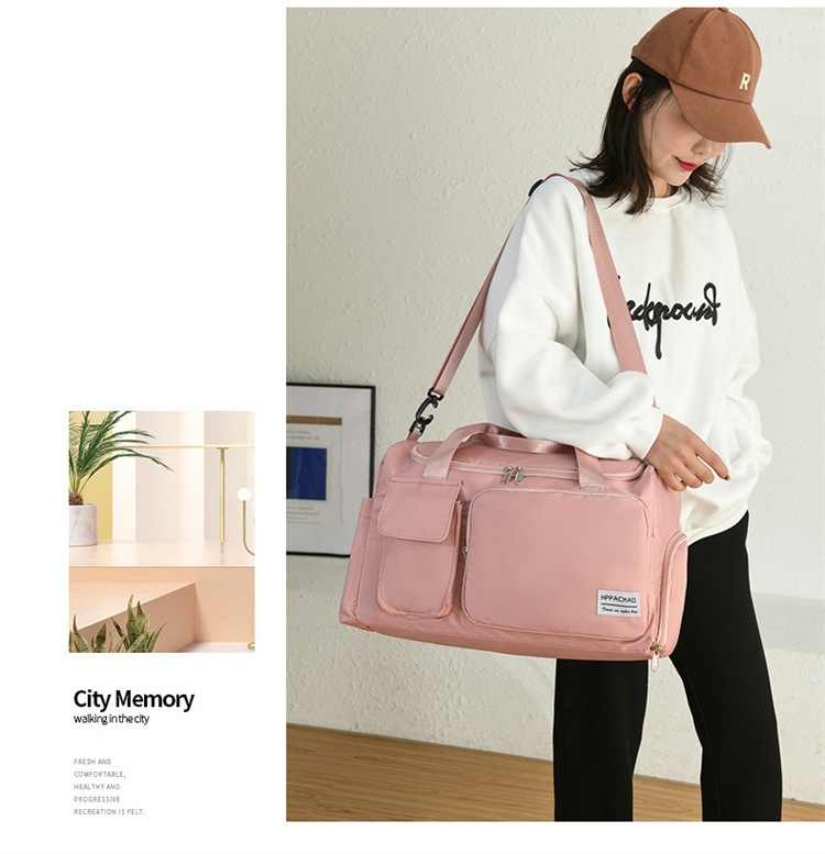 手提独立鞋位健身包干湿分离游泳包牛津布瑜伽旅行包休闲旅行必备详情15