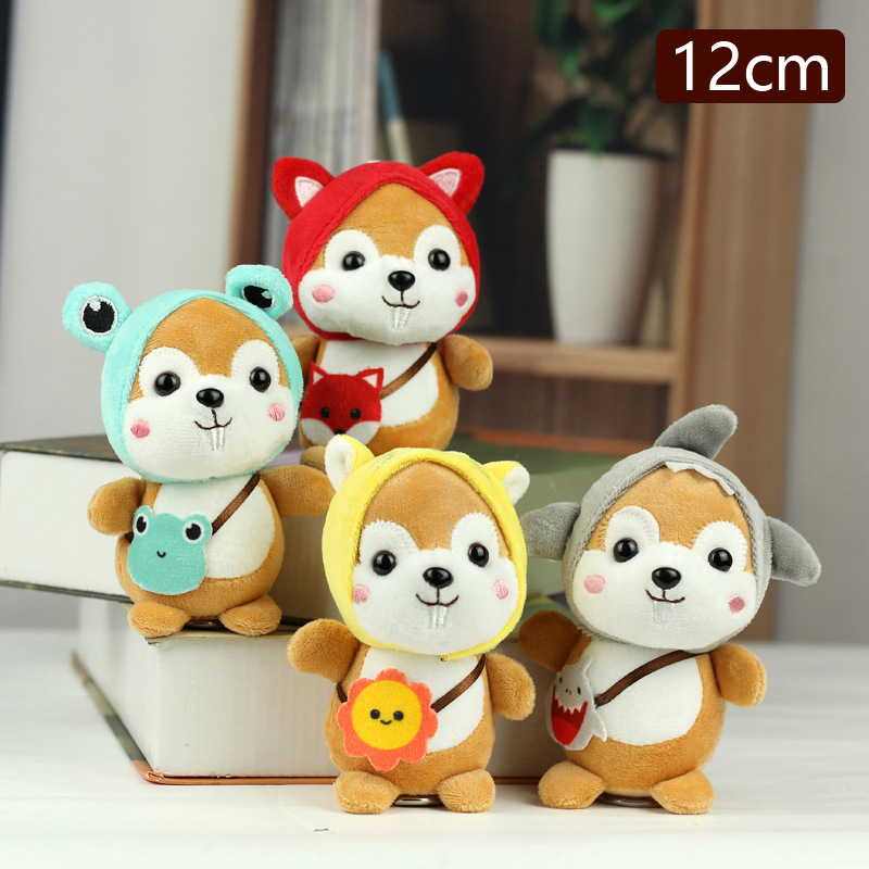 Creative Internet celebrity cute toy pendants, plush toys, cartoon dolls, bags, pendants, dolls, keychains pic 3