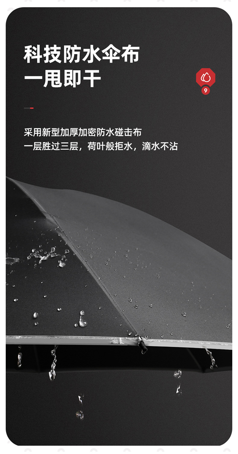 全自动大号折叠反向伞批发晴雨两用黑胶雨伞防晒防紫外线伞礼品伞详情18