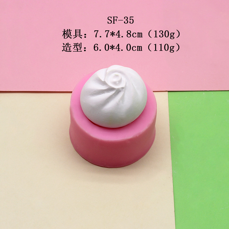 diy simulation double-yolk egg instant noodle buns, fondant cake molds, chocolate molds, scented plaster molds, candle molds pic 6