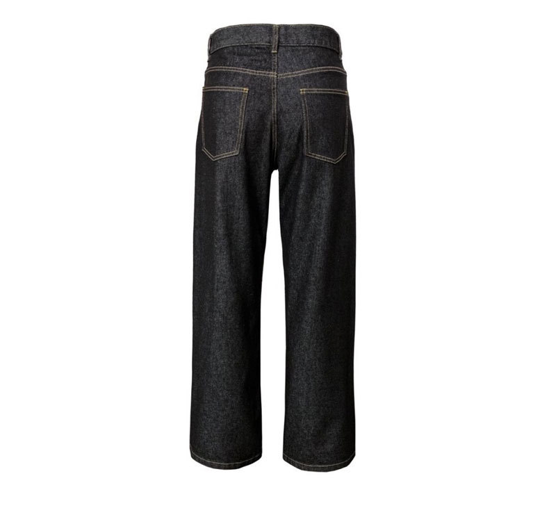 AUTICUP American retro hand-stitched, non-fading, natural cow jeans, slimming, loose 13.5-ounce straight-leg pants pic 12