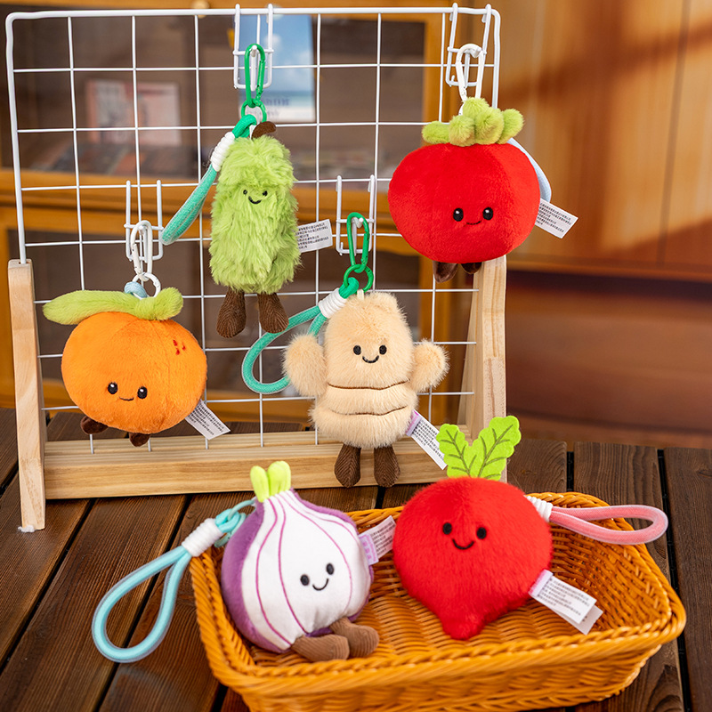 创意果蔬葱姜西红柿洋葱玩具可爱挂件毛绒玩具公仔钥匙扣玩偶详情42