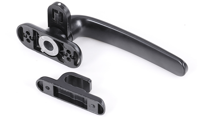 Old-fashioned handle aluminum alloy broken bridge 50-type door and window handle, window handle, plastic-steel window pull, lock, thickened window pic 13