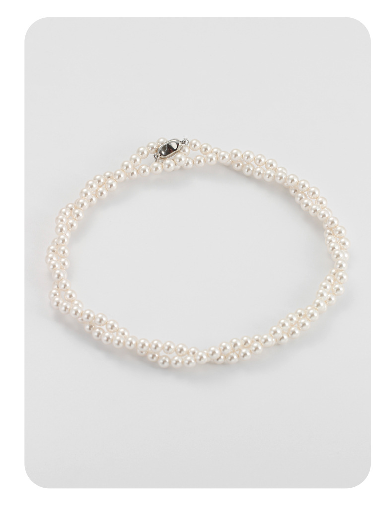 120cm珍珠项链多戴法正圆仿施家項链叠戴高级感女百搭长款毛衣链详情23