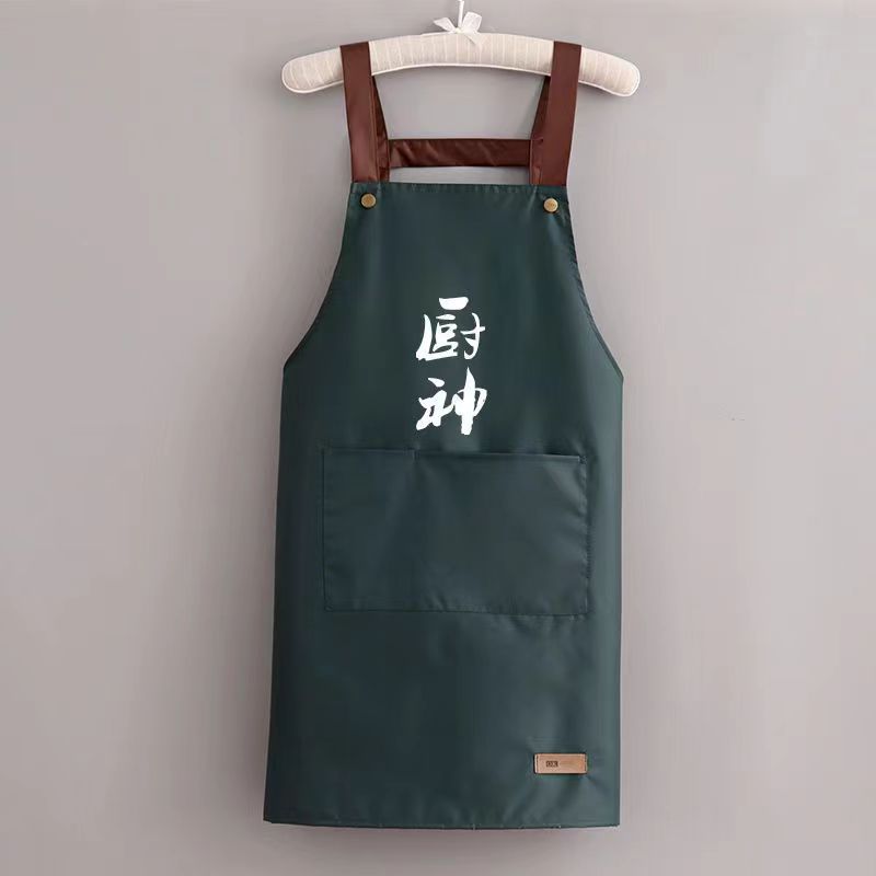 做家务防水防油防污耐脏厨房做饭罩衣 夏季背带围裙工作服详情8
