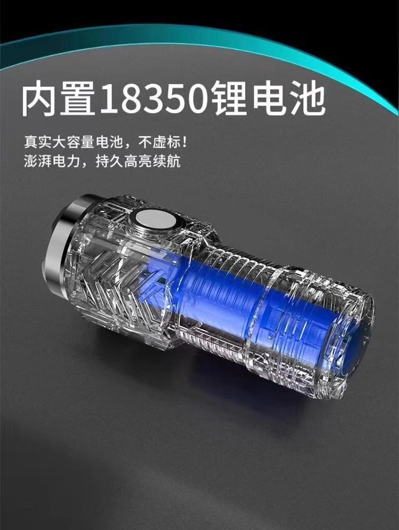 【 New users 0.01 free shipping price 】 Flashlight charging ultra-bright small mini portable home mountaineering lighting lamp pic 16