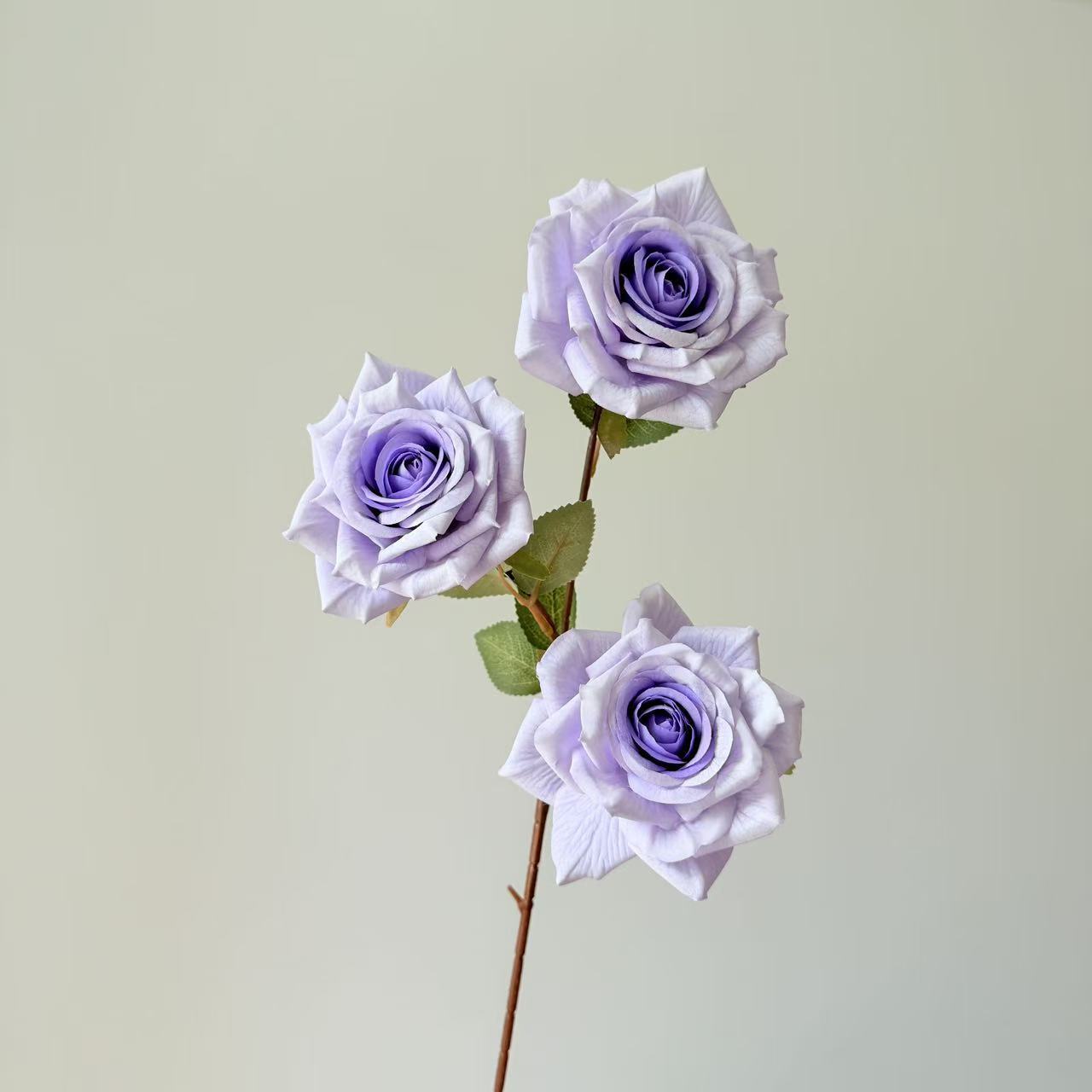 3头卡布奇诺玫瑰花仿真花摩卡油画复古玫瑰花婚庆插花家居装饰花详情21