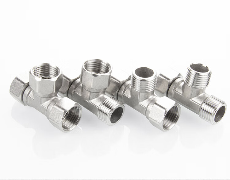 4分不锈钢内外丝直接弯头三通活接热水器一体活接头水管配件详情8