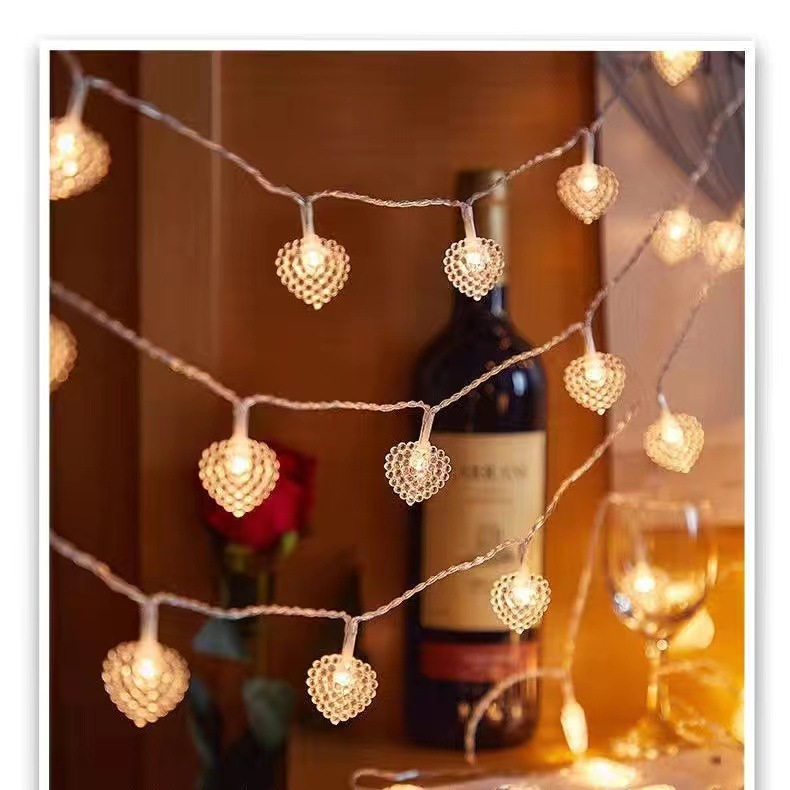 LED solar light strings, Christmas festival outdoor camping tents, canopies, wedding decorations, star lights, round ball colored lights pic 7