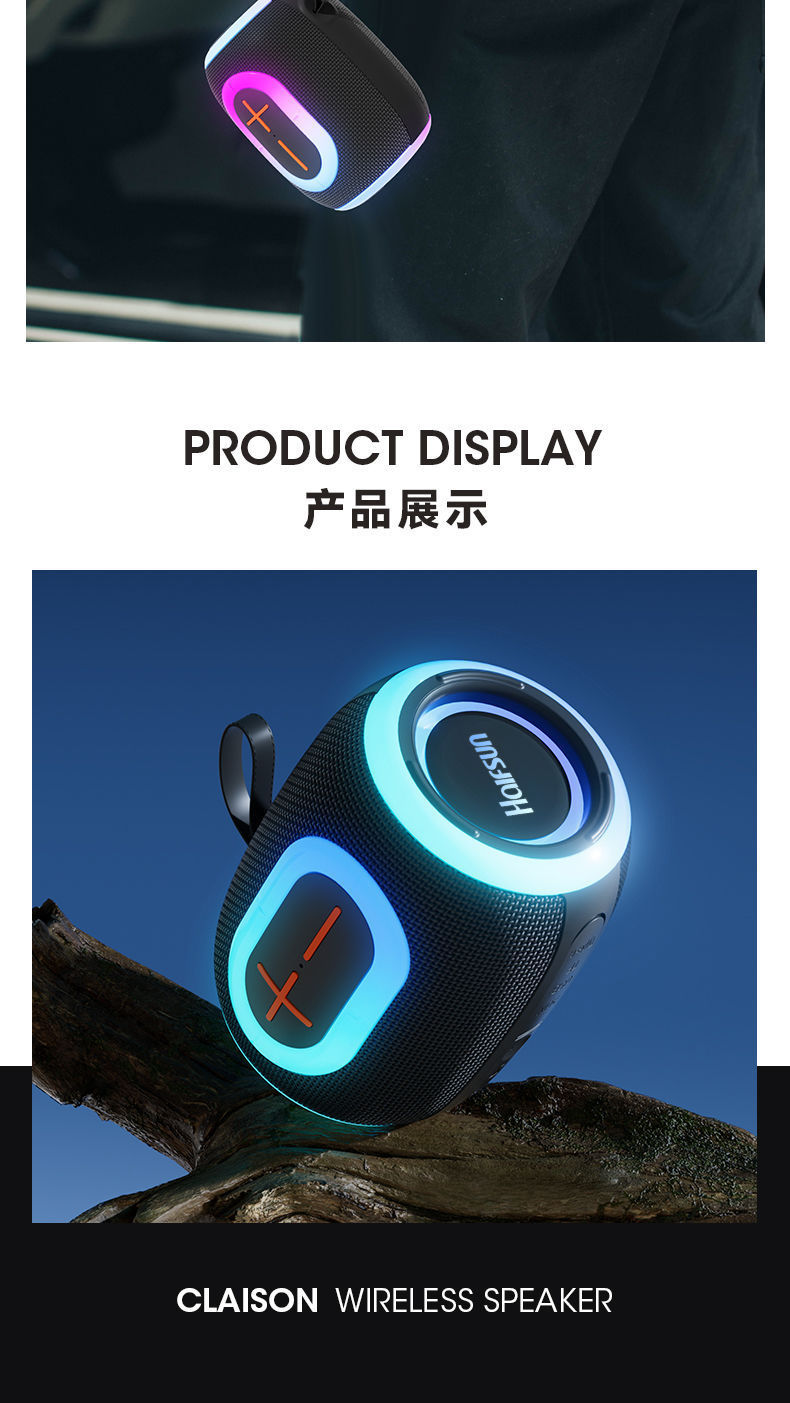 Bluetooth speaker, wireless mini small family ktv singing player, portable KTV outdoor subwoofer pic 16