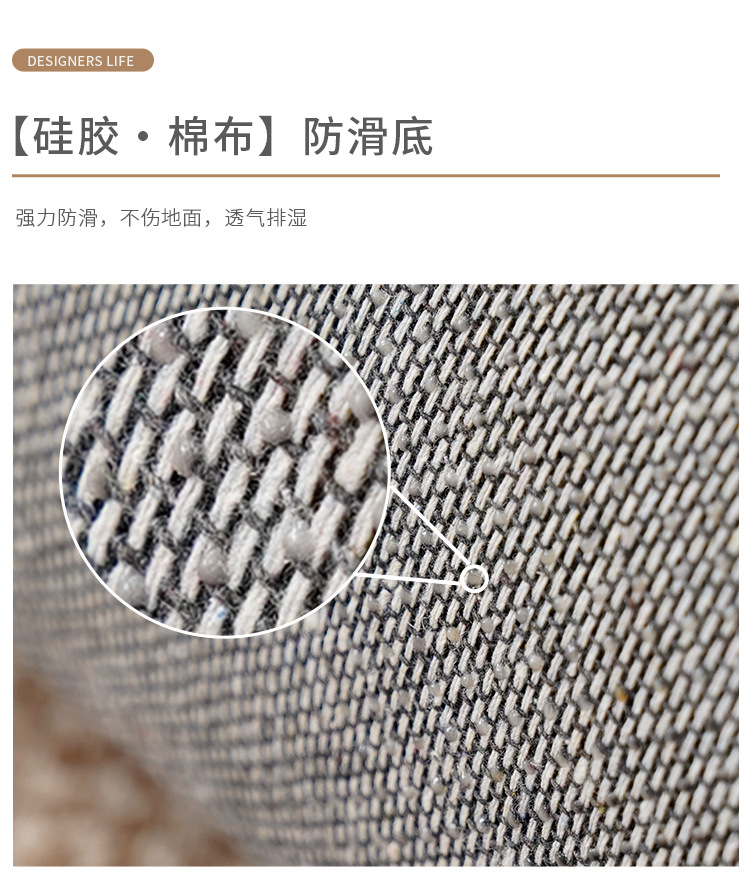 The entrance door mat is dirt-resistant, dust-proof and waterproof. It is a large area of sisal imitation carpet that can be cut pic 14
