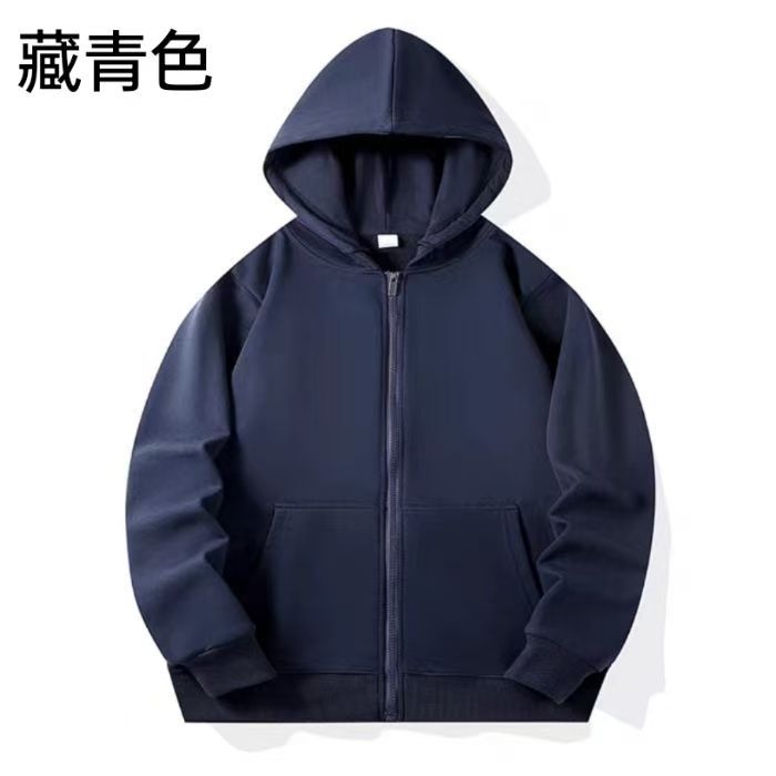 儿童纯棉圆领卫衣定制图案logo春秋款纯色320克光板卫衣跨境外贸详情47