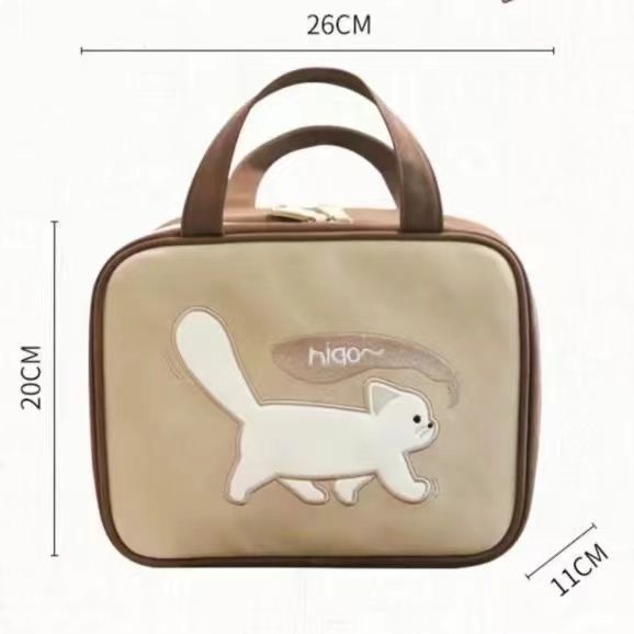 2024 Portable three-in-one new makeup bag, large capacity, high-end travel toiletry and storage bag, cross-border comic exhibitions pic 4