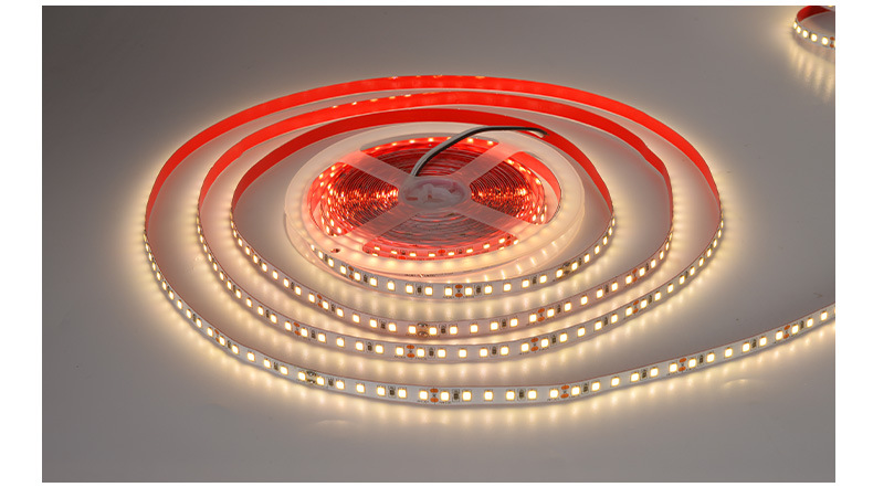 LED低压灯带24V2835贴片自粘120灯家装吊顶橱柜高显指线形灯条详情9