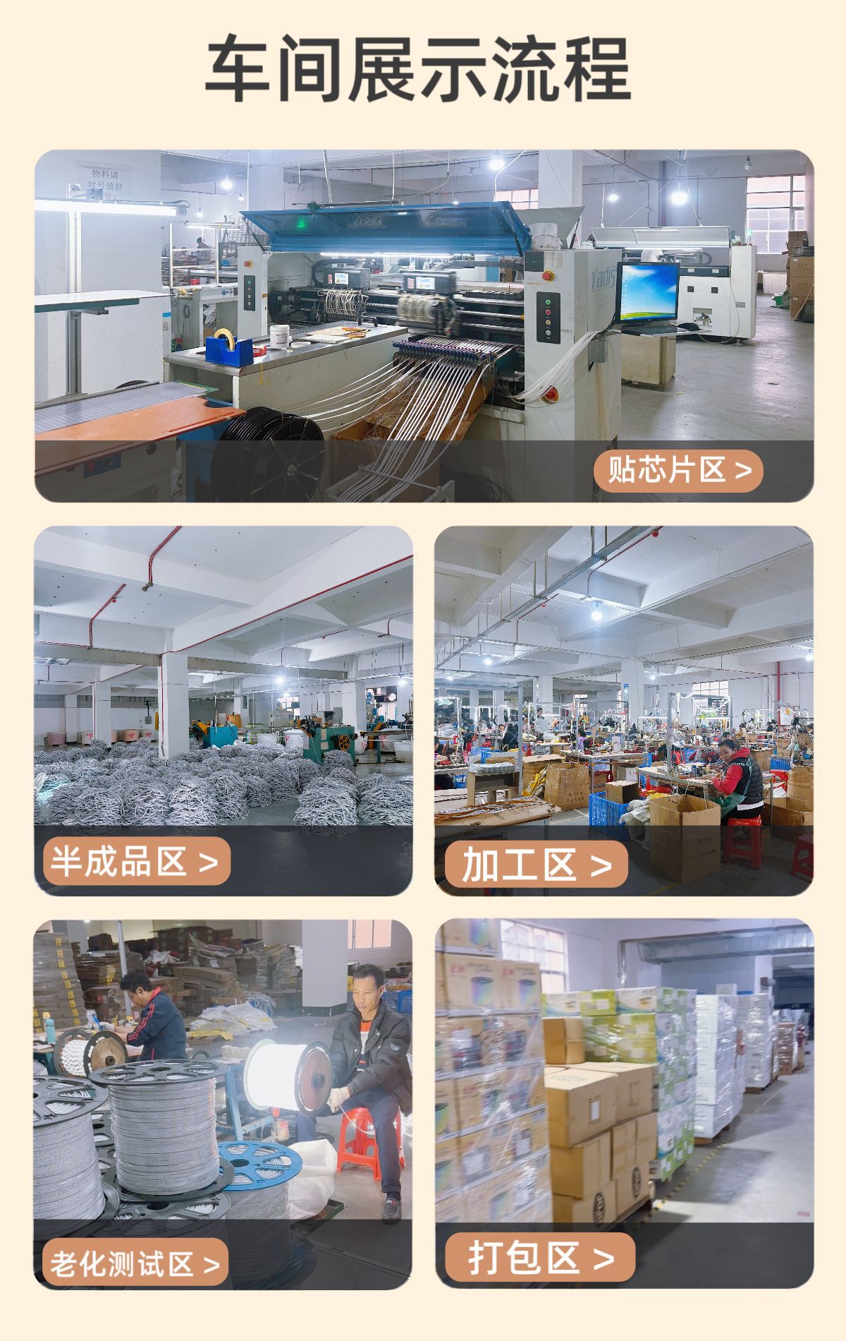 Outdoor waterproof led light strip, 220v high-voltage five-row 320 beads, exterior wall special home decoration project outdoor light strip pic 18