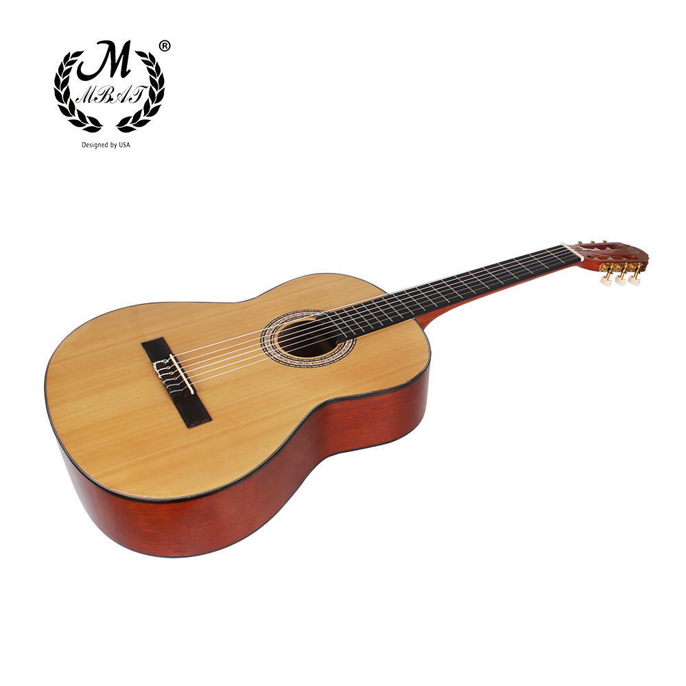 Wholesale of 39-inch classical guitars, spruce and Sapele wood guitars, adult beginner practice guitars pic 4