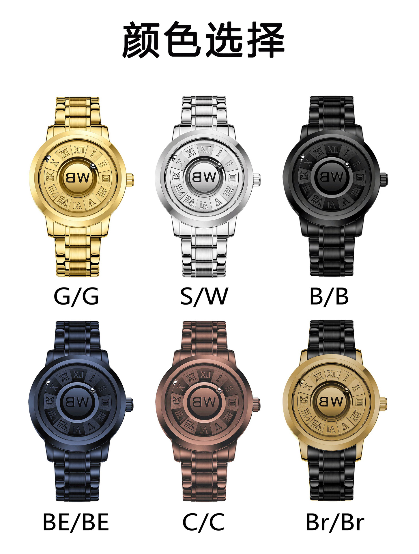 石英表男表炫酷个性男士概念手表男黑科技磁力悬浮博士通BESTWIN详情9