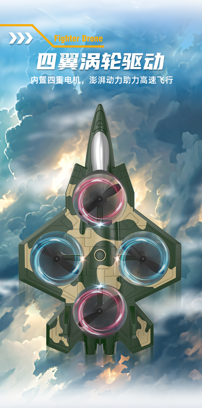 ABS plastic remote-controlled aircraft, remote-controlled fighter jets, high-quality quadcopters, foam drones pic 23