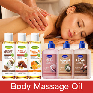 Foreign trade coconut Body oil: Hydrating, moisturizing, anti-dryness, non-sticky, body care pic 3