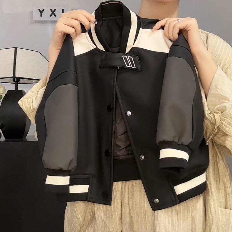 男童羽绒服2023外套秋季新款韩版棒球服外套机车风皮衣时尚潮厂家详情1