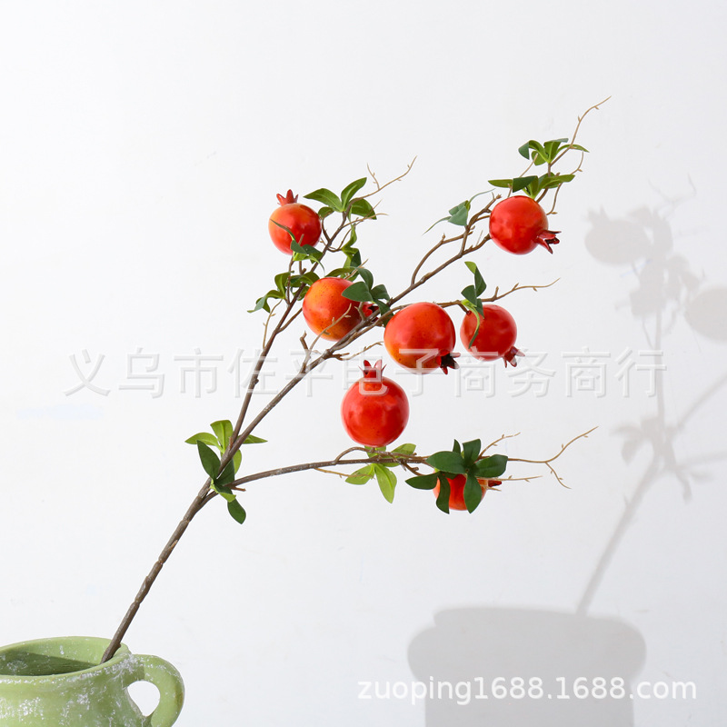 Direct sales from the manufacturer of auspicious home decorations, New Year floral soft furnishings, artificial flower ornaments, and artificial pomegranate fruit branches pic 5
