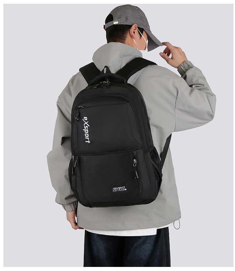 跨境外贸时尚新款容量男女大学生书包外出电脑背包休闲旅行双肩包详情17